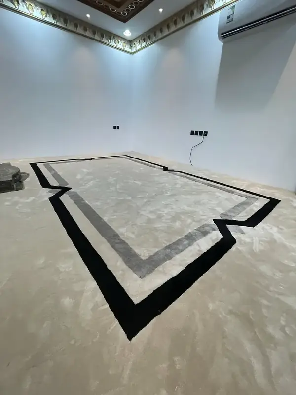 سجاد حفر يدوي بإطار محفور - سالفورد الكويت